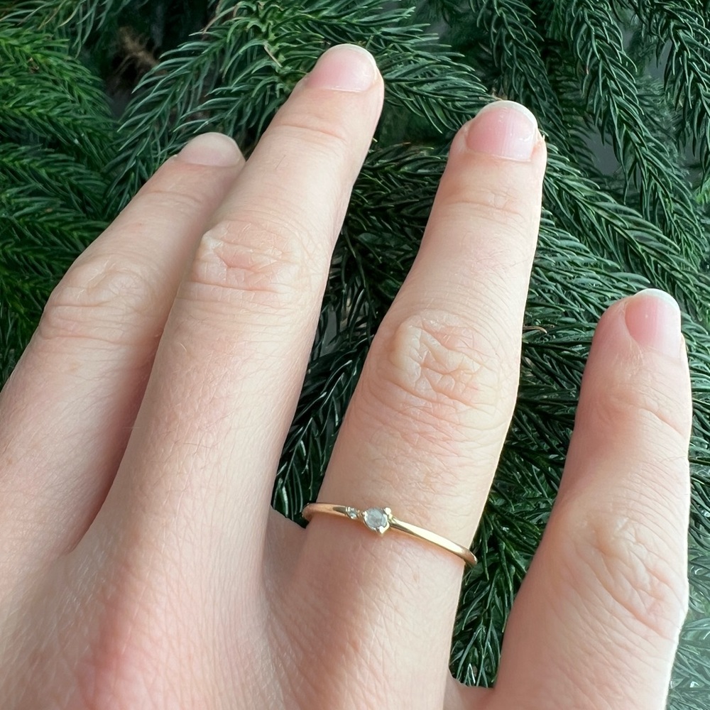 Wwake MINUTIA DIAMOND RING Size 5